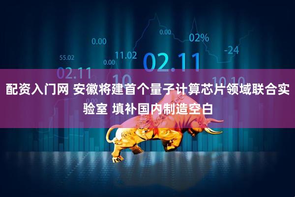 配资入门网 安徽将建首个量子计算芯片领域联合实验室 填补国内制造空白